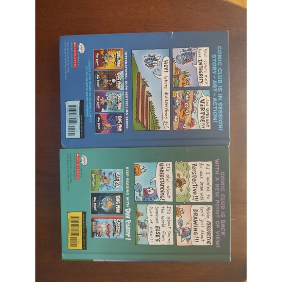 Dav Pilkey Cat Kid Comic Club Series #1 & #2 HARDCOVER 2022 - Picture 2 of 3